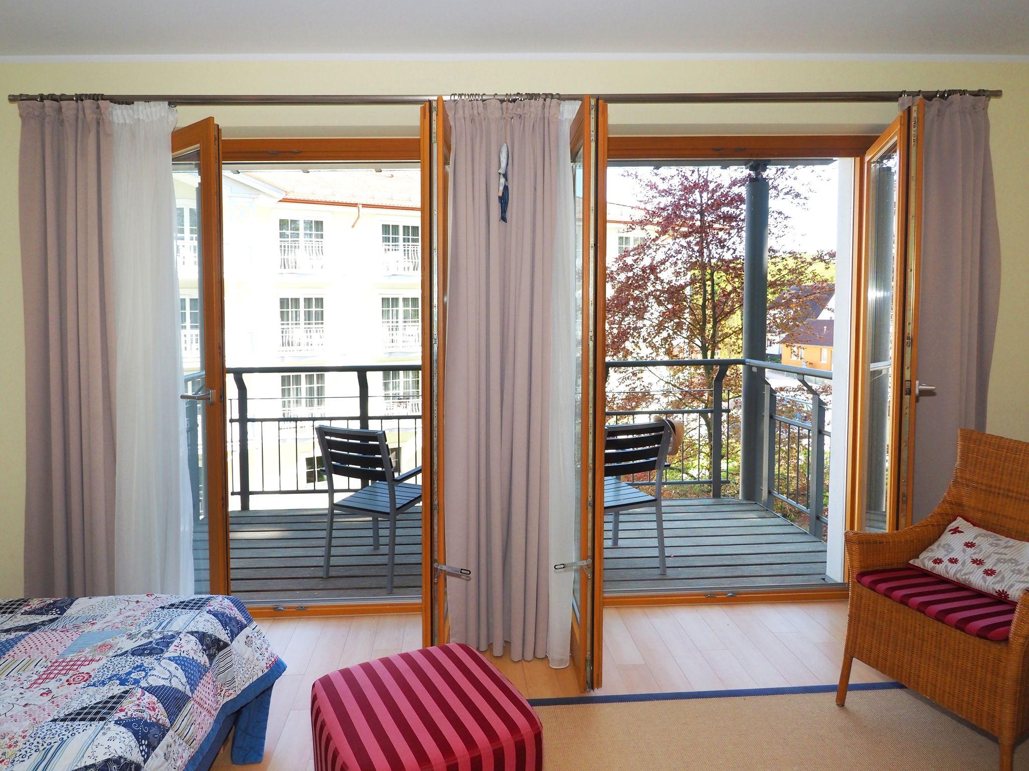 Kaiservillen Heringsdorf 1-Raum-Ferienwohnung mit Balkon (D123) Insel Usedom - Balkon