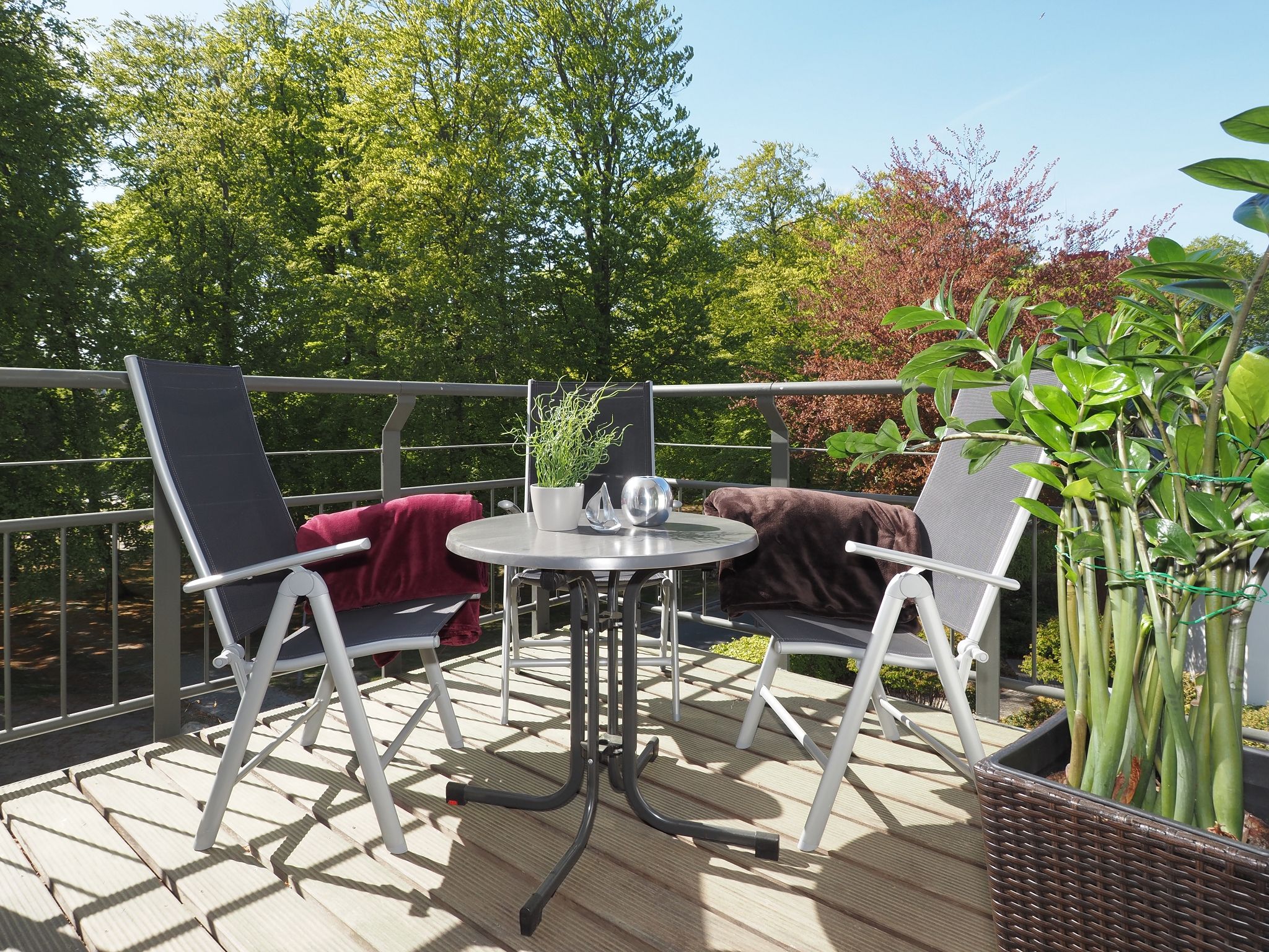 Kaiservillen Heringsdorf Ferienwohnung mit 1 Schlafzimmer und Balkon (D125) Insel Usedom - Balkon