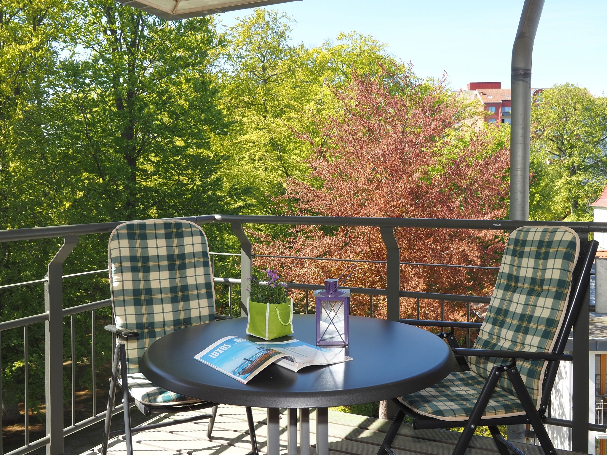 Kaiservillen Heringsdorf Ferienwohnung mit 1 Schlafzimmer und Balkon (D134) Insel Usedom - Balkon