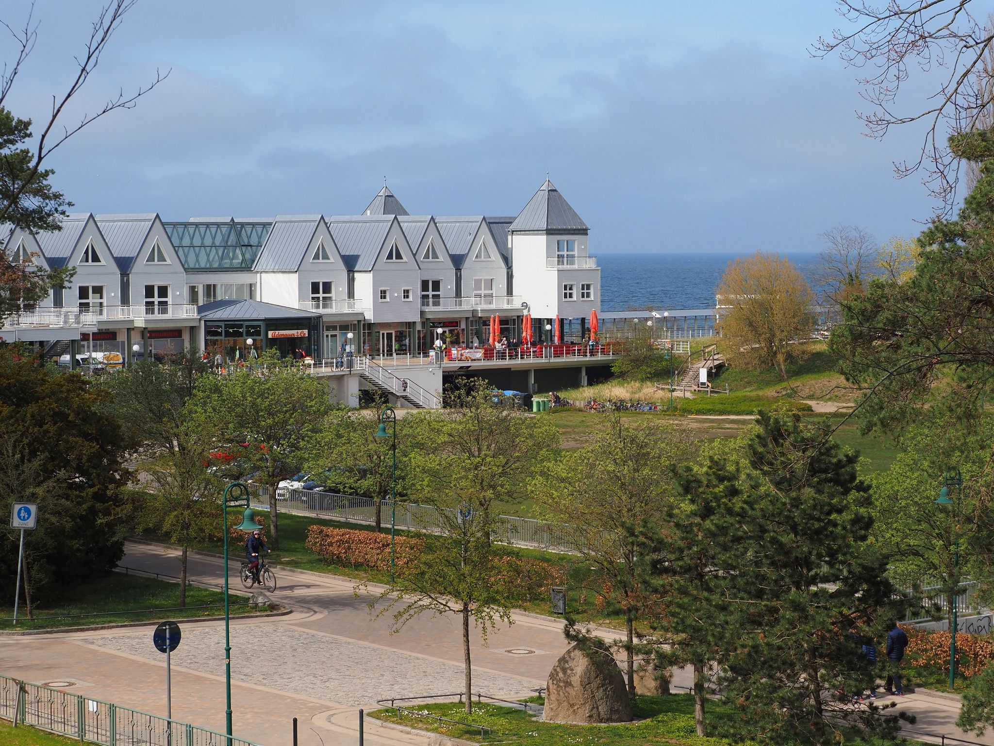 Kaiservillen Heringsdorf Ferienwohnung mit 2 Schlafzimmern und Balkon (D212) Insel Usedom - Balkon