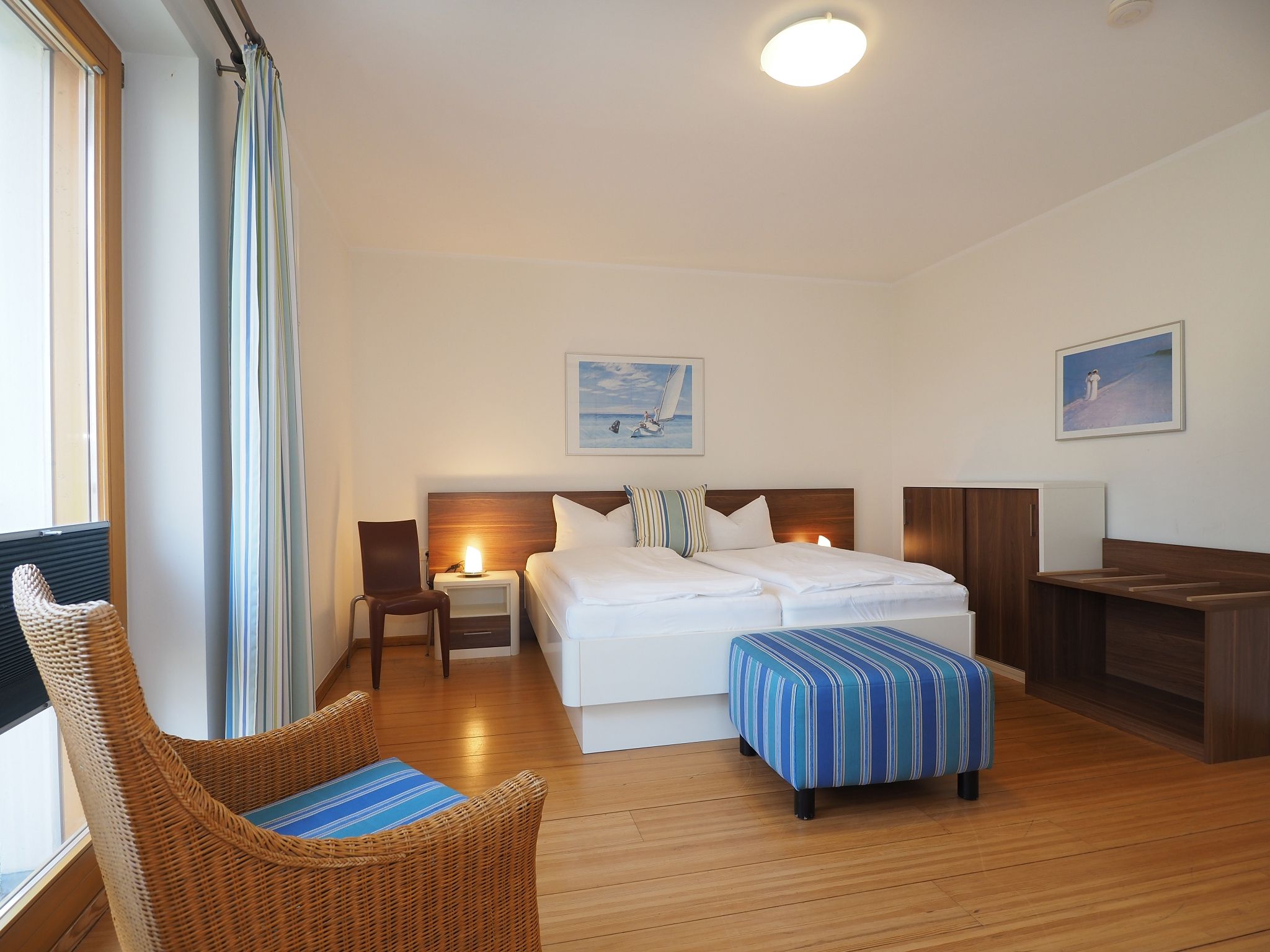 Kaiservillen Heringsdorf Ferienwohnung mit 2 Schlafzimmern und Balkon (D213) Insel Usedom - Schlafzimmer