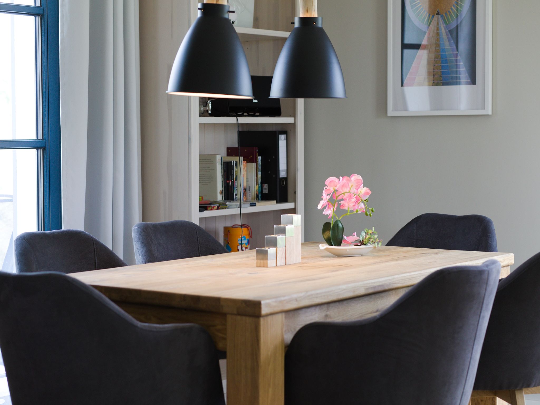 Premium Reetdachvilla mit 3 Schlafzimmern, Sauna und Kamin (F28) - Wohnzimmer