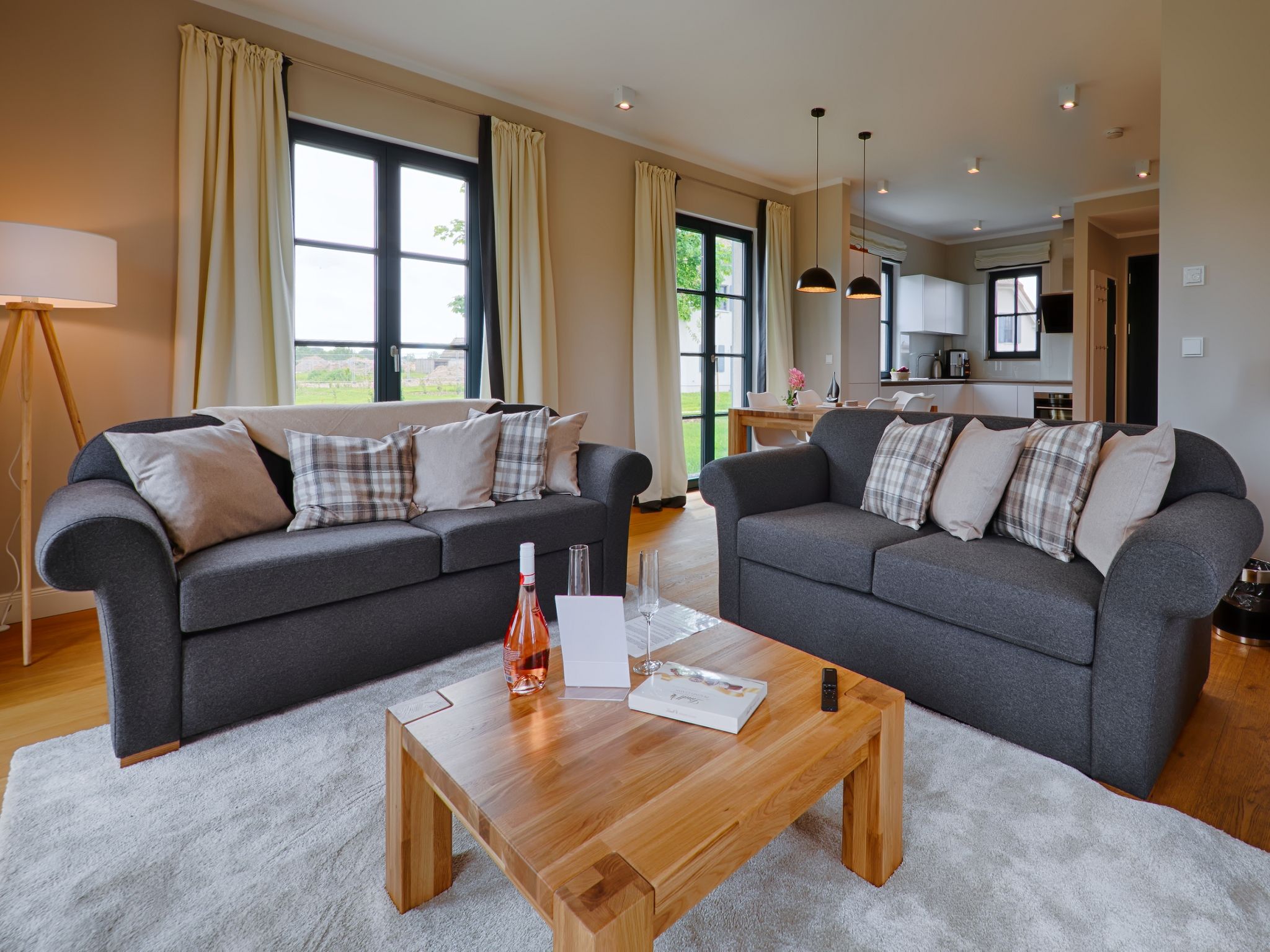 Superior Reetdachvilla mit 2 Schlafzimmern (F25) - Wohnzimmer