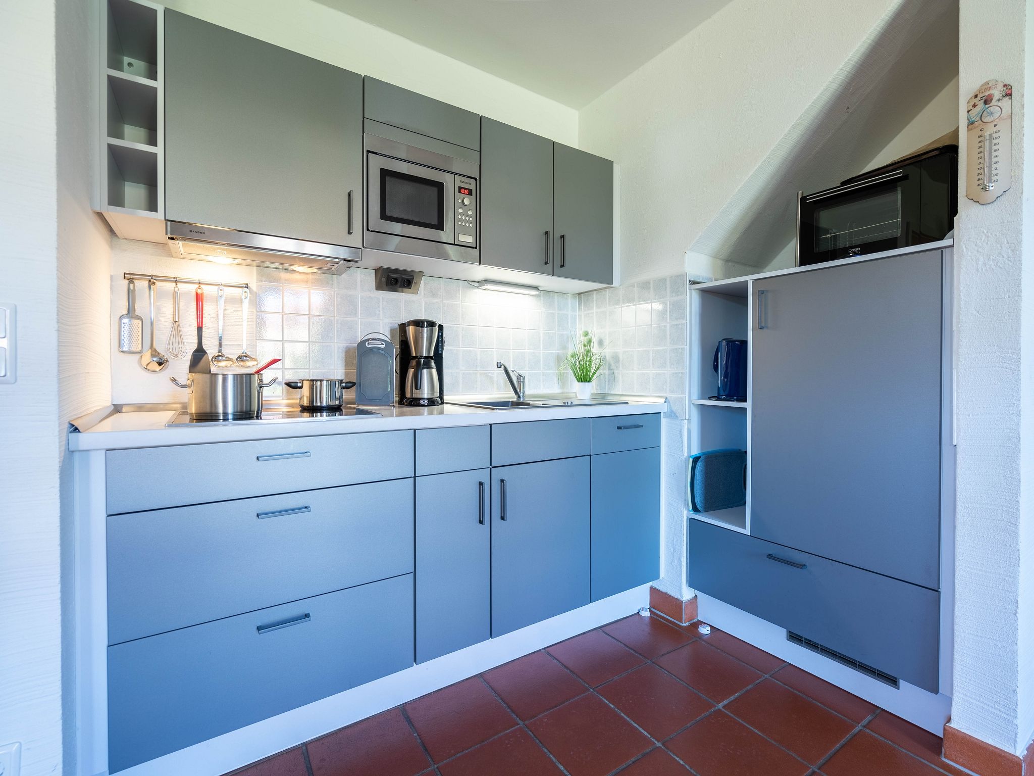 Feriendorf Rugana Komfort Ferienwohnung mit 1 Schlafzimmern und Terrasse (D28) Insel Rügen - Küche / Küchenzeile