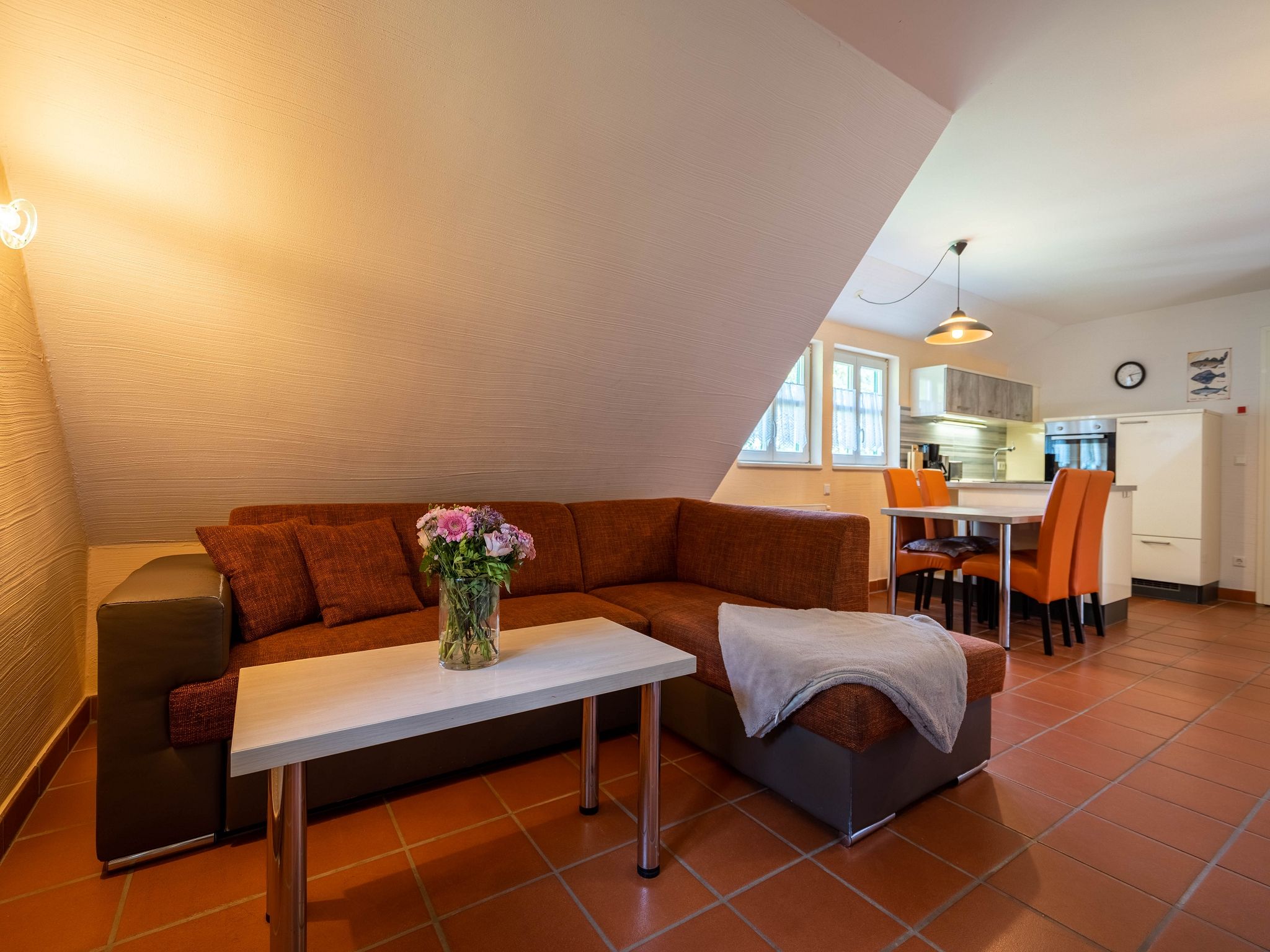 Feriendorf Rugana Komfort Ferienwohnung mit 2 Schlafzimmern (C19) Insel Rügen - Wohnzimmer