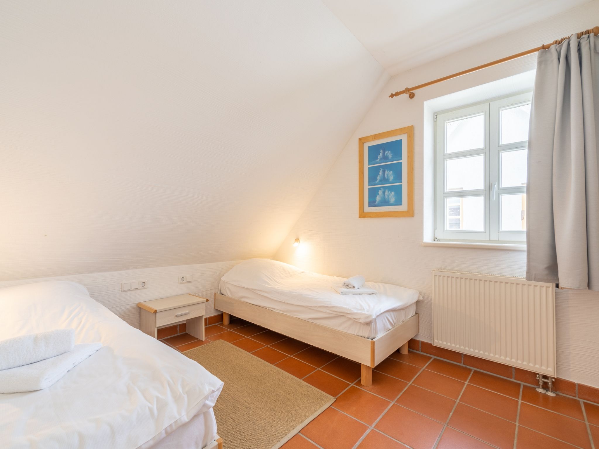 Feriendorf Rugana Komfort Ferienwohnung mit 2 Schlafzimmern und Terrasse (D23) Insel Rügen - Schlafzimmer