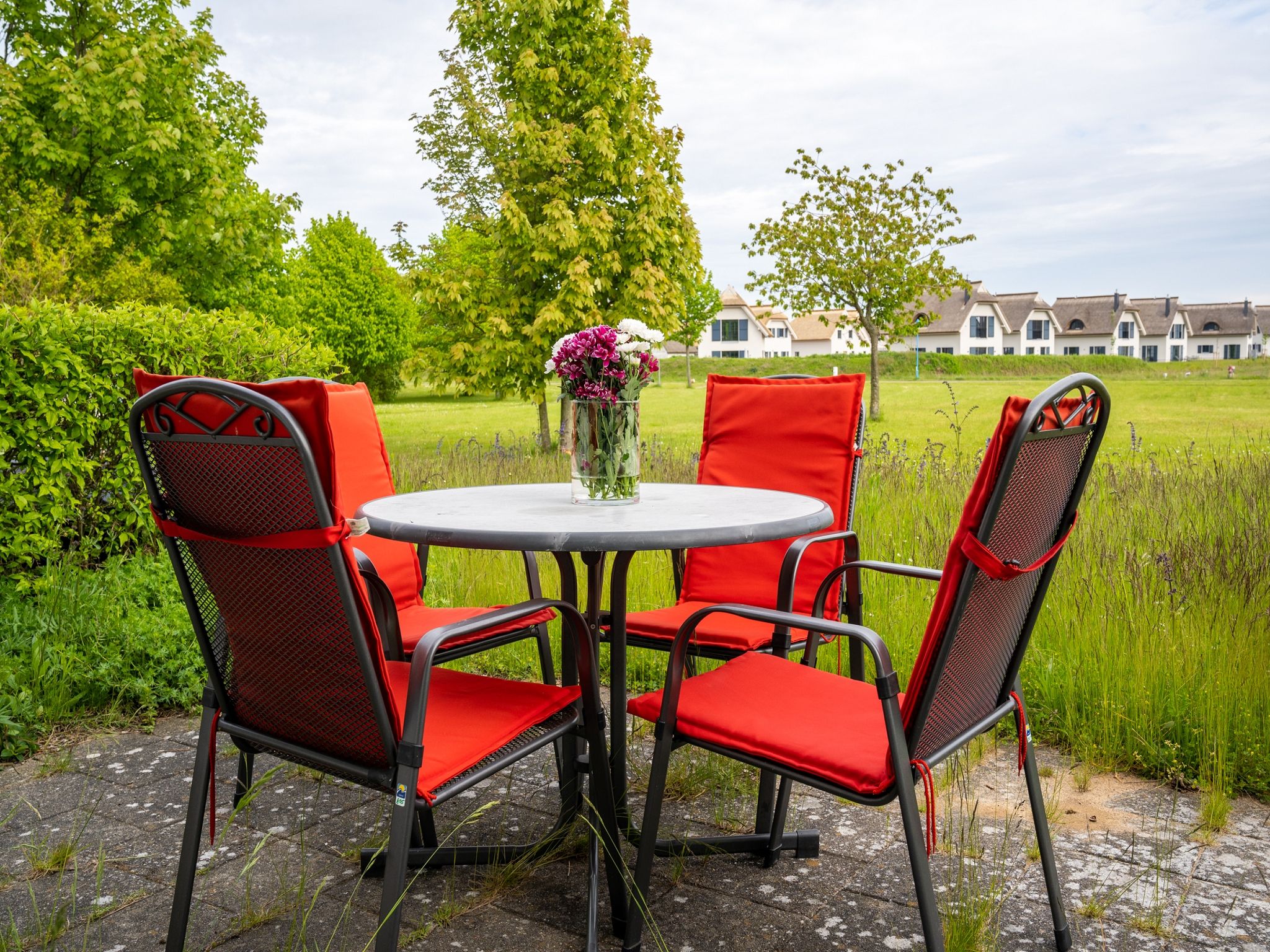 Feriendorf Rugana Klassik Ferienwohnung mit 1 Schlafzimmer und Terrasse (B05) Insel Rügen - Terrasse