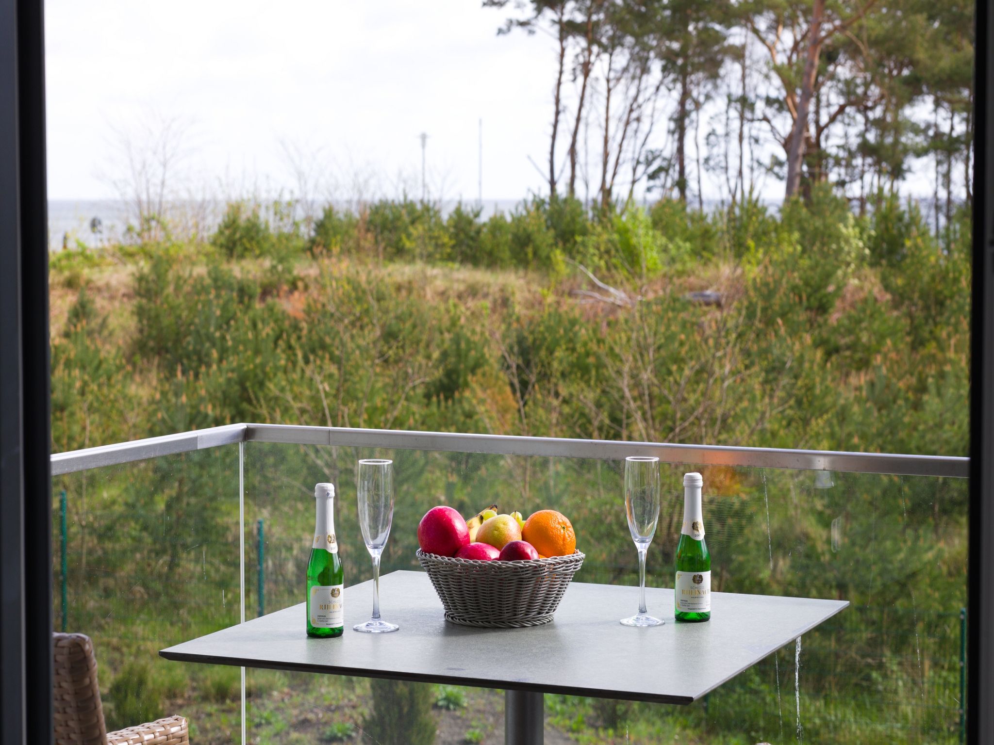 Dünenresidenz Prora Ferienwohnung mit Meerblick, 2 Schlafzimmern und Balkon (NP/107) Insel Rügen - Balkon