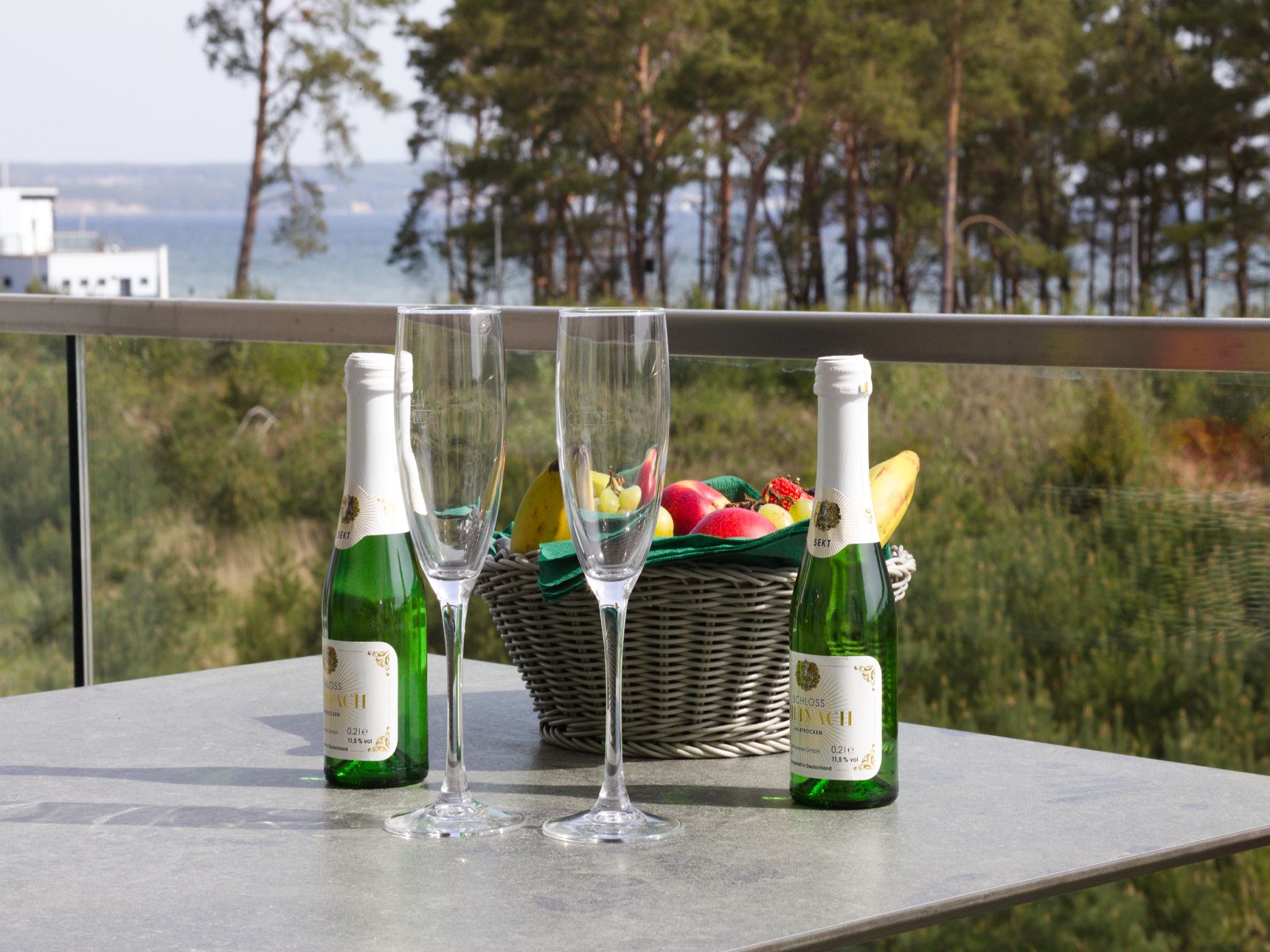 Dünenresidenz Prora Ferienwohnung mit Meerblick, 1 Schlafzimmer und Balkon (NP/212) Insel Rügen - Meerblick