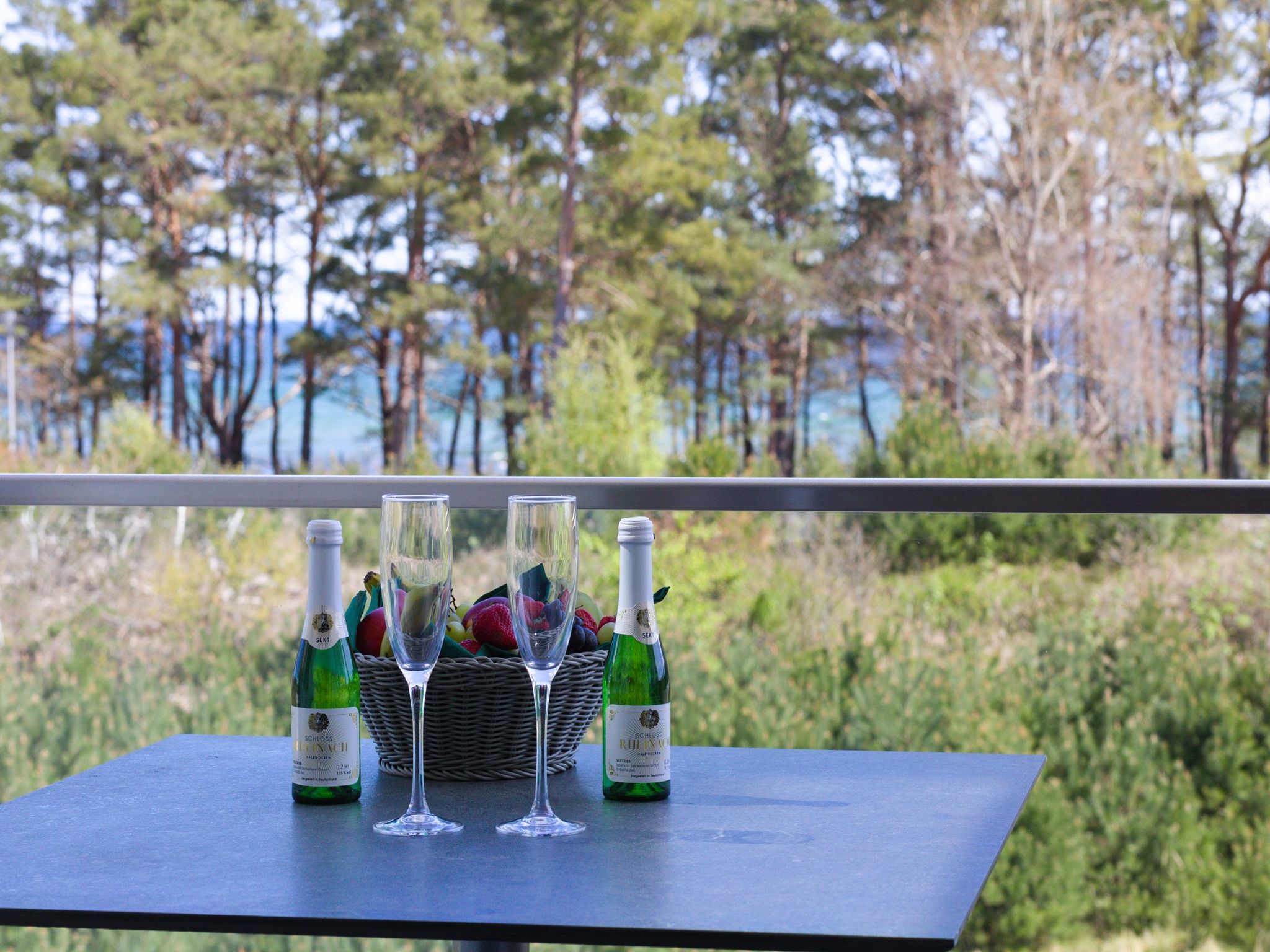 Dünenresidenz Prora Ferienwohnung mit Meerblick, 1 Schlafzimmer und Balkon (NP/213) Insel Rügen - Balkon