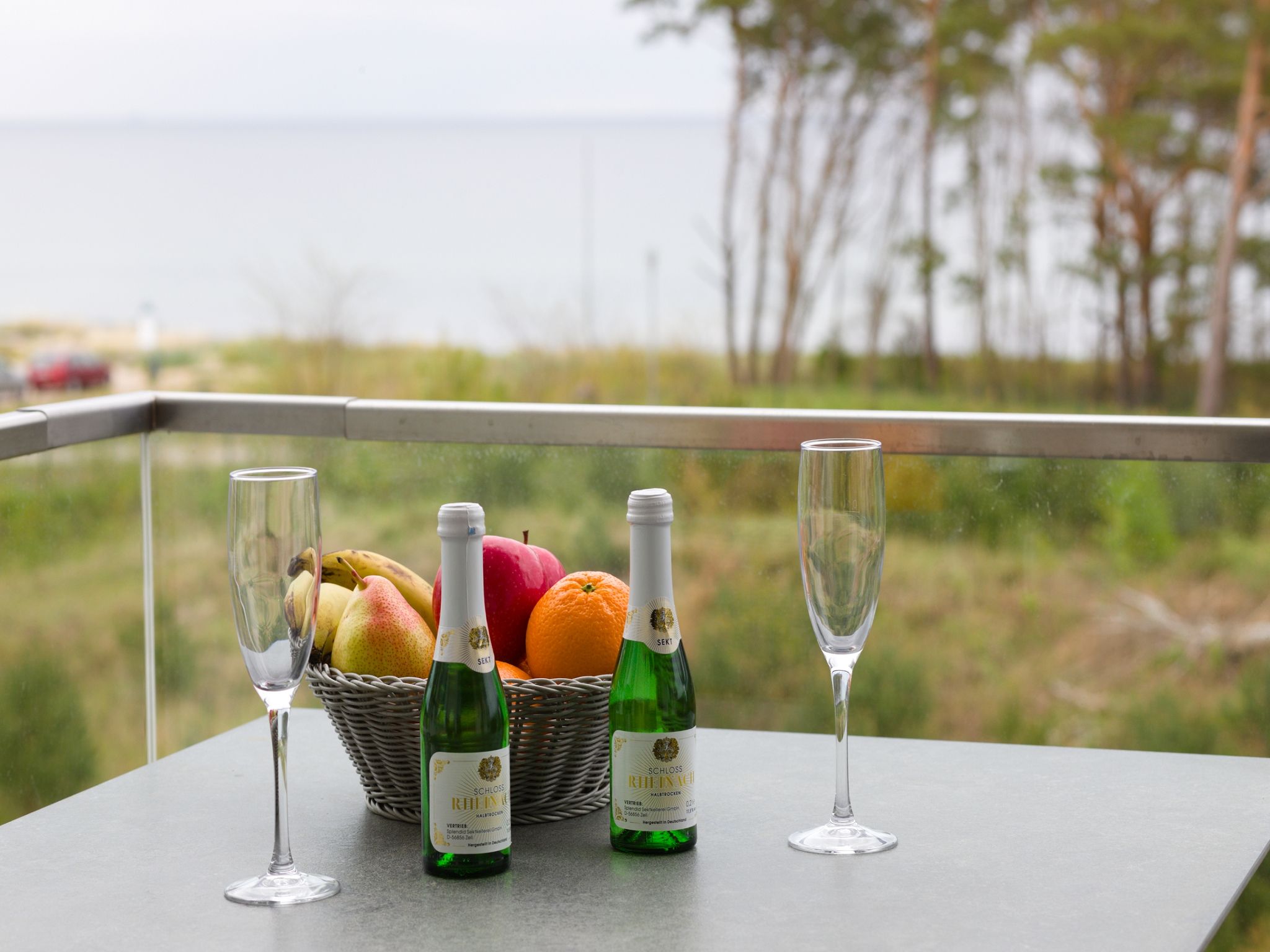 Dünenresidenz Prora Ferienwohnung mit Meerblick, 2 Schlafzimmern und Balkon (NP/304) Insel Rügen - Balkon