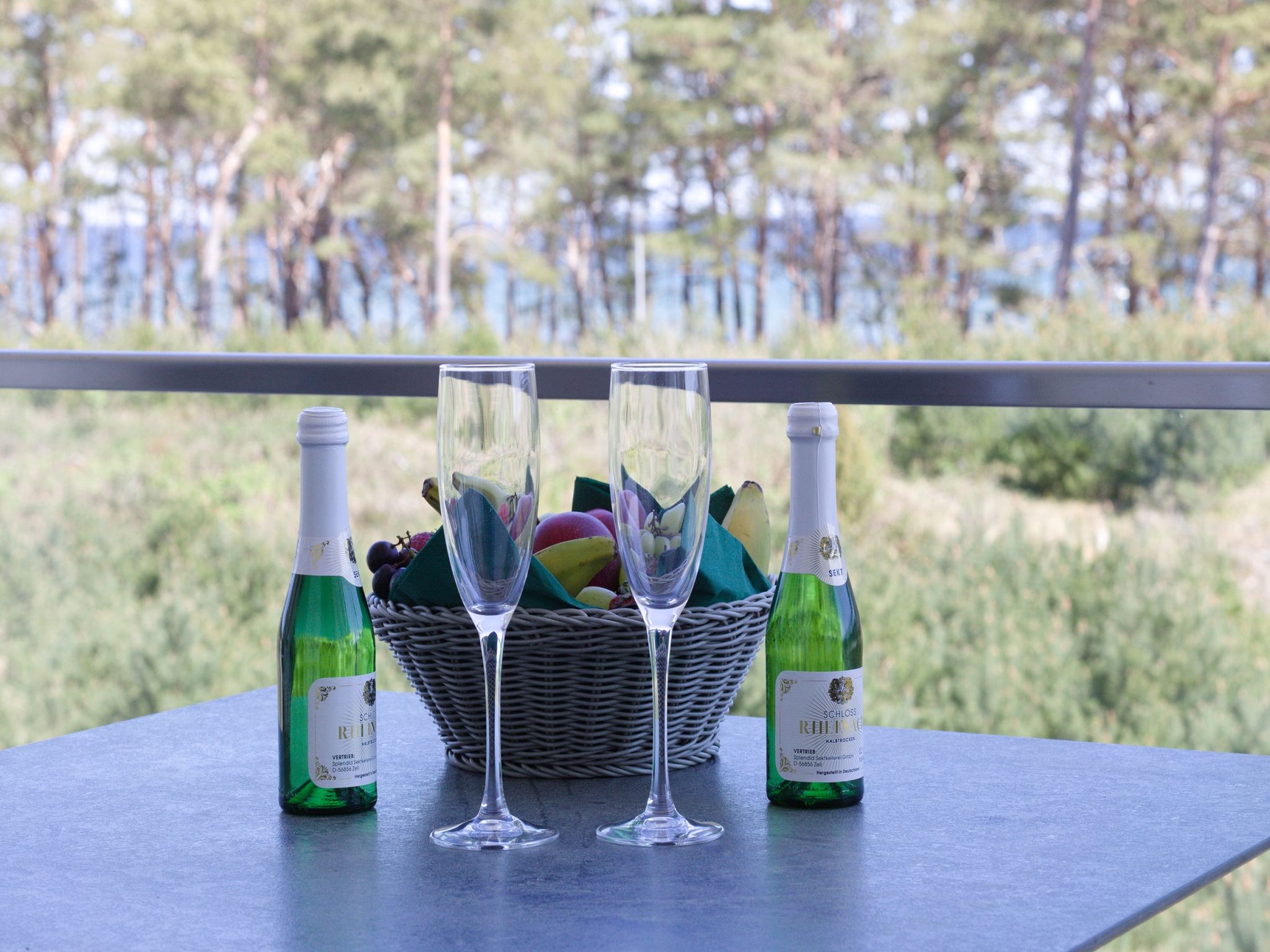 Dünenresidenz Prora Ferienwohnung mit Meerblick, 2 Schlafzimmern und Balkon (NP/307) Insel Rügen - Balkon