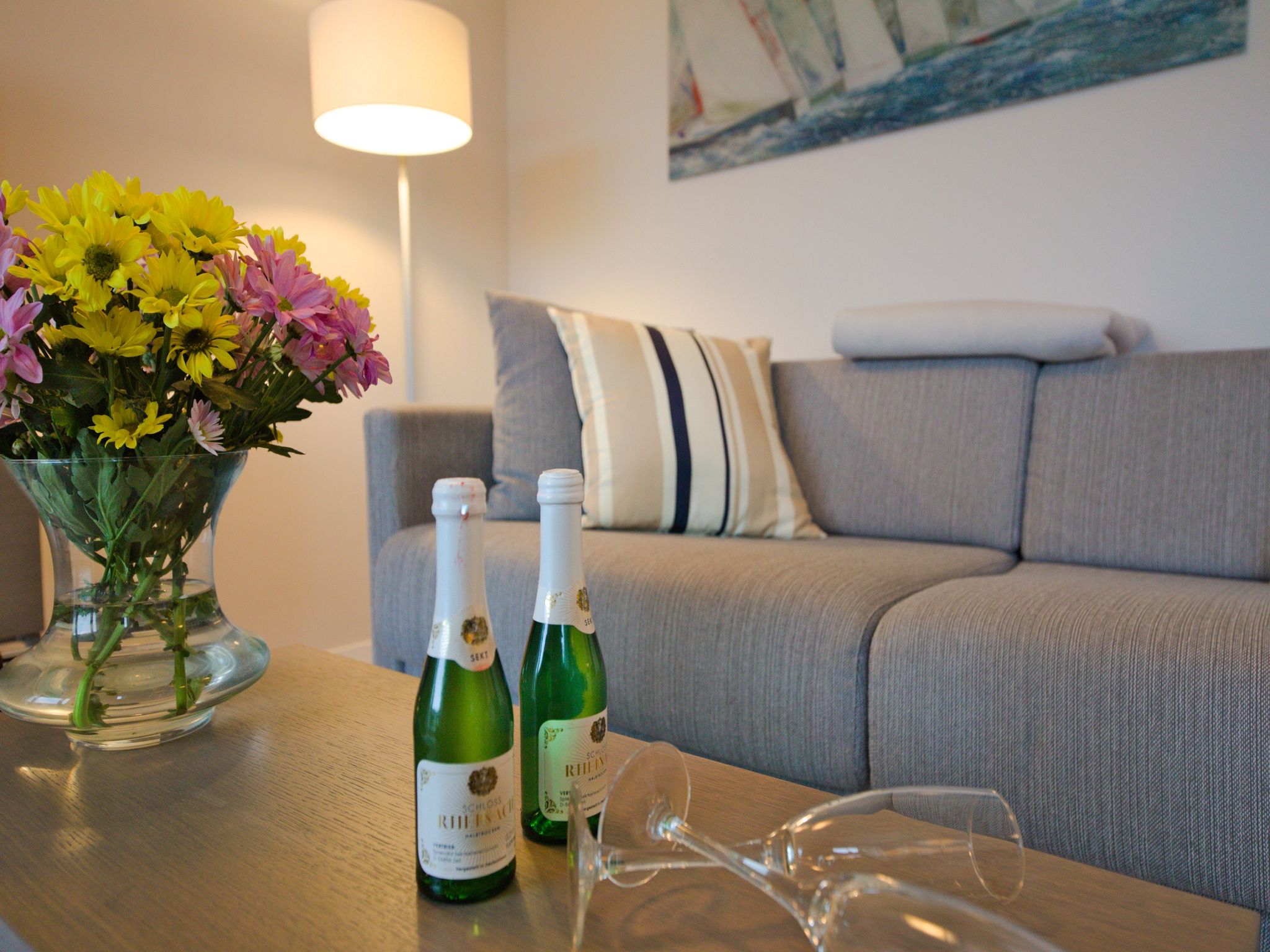 Dünenresidenz Prora Ferienwohnung mit Meerblick, 1 Schlafzimmer und Balkon (NP/322) Insel Rügen - Dekoratives Detail