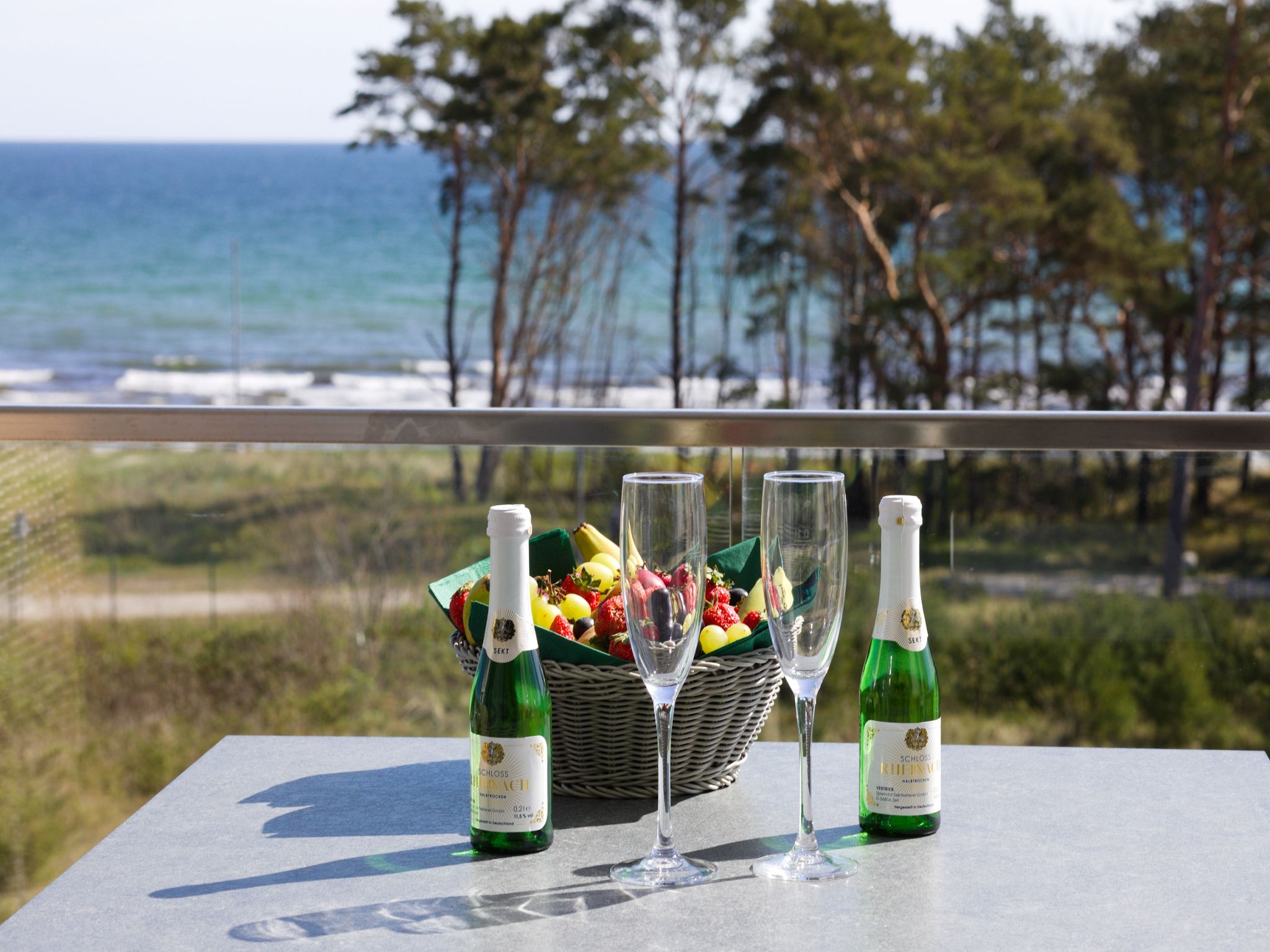 Dünenresidenz Prora Ferienwohnung mit Meerblick, 2 Schlafzimmern und Balkon (NP/403) Insel Rügen - Meerblick