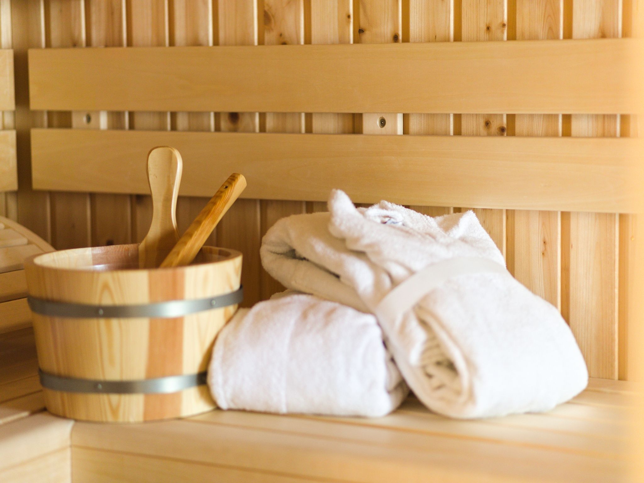 Dünenresidenz Prora Ferienwohnung mit Meerblick, 3 Schlafzimmern und Balkon (NP/406) Insel Rügen - Sauna