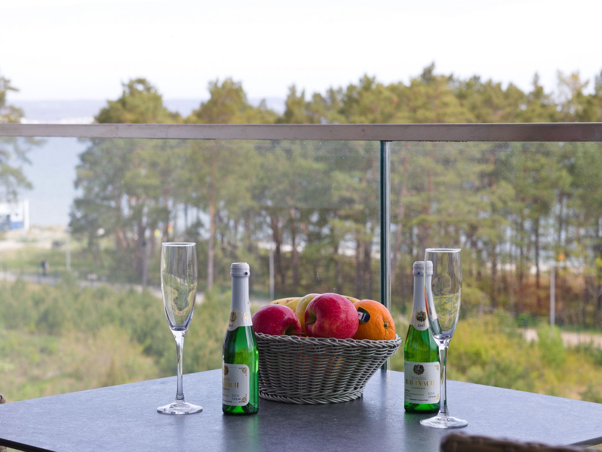 Dünenresidenz Prora 1-Raum-Ferienwohnung mit Meerblick, 1 Schlafzimmer und Balkon (NP/515) Insel Rügen - Meerblick