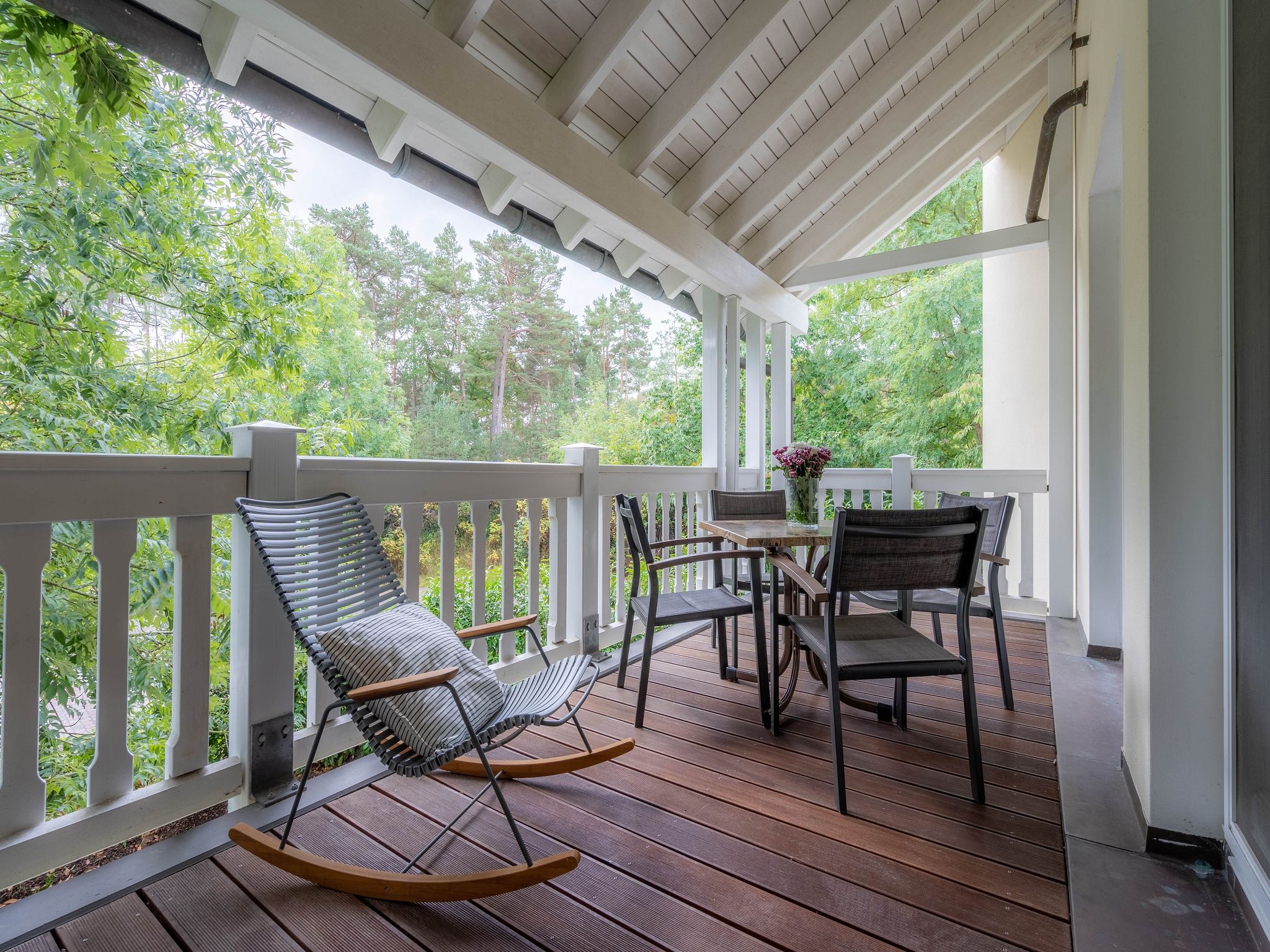 Dünenpark Binz Komfortplus Ferienwohnung mit 1 Schlafzimmer und Balkon im Obergeschoss (279) Insel Rügen - Balkon