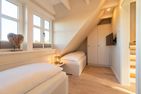  Hus Sünneck Wyk auf Föhr - Im zweiten Schlafzimmer können die Betten sowohl einzeln oder auch zusammen gestellt werden.