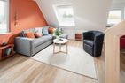  Haus Erika Fewo Süd-Ost Norderney - Wohnzimmer