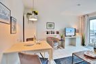 Strandschlößchen Strandschlösschen Appartement 8 Haffkrug - Wohnzimmer