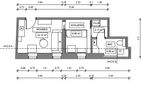  Haus Bielefeld Ferienwohnung 33a Norderney - Grundriss
