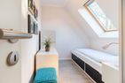  Haus am Leuchtturm Hausteil 3 Wyk auf Föhr - Die beiden weiteren Schlafzimmer auf dieser Ebene verfügen über ein Einzelbett.