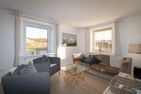  Budersandhaus Nähe Golfplatz - Wohnzimmer
