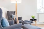  Ferienwohnung 54 Nord Nebel - Gemütliche Sesselecke in der Ferienwohnung 54 Nord in Nebel auf Amrum
