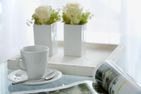 Amrumer Welle Ferienwohnung „Aalto" Wittdün auf Amrum - Tasse in der Ferienwohnung Aalto in Wittdün auf Amrum