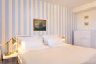  Amrumer Strandhaven Wittdün - Schlafzimmer mit Doppelbett in der Ferienwohnung Amrumer Strandhaven in Wittdün