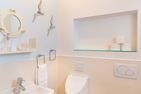  Amrumer Strandhaven Wittdün - WC in der Ferienwohnung Amrumer Strandhaven in Wittdün