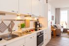  Amrumer Strandhaven Wittdün - Küche in der Ferienwohnung Amrumer Strandhaven in Wittdün