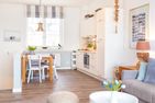  Amrumer Strandhaven Wittdün - Küche in der Ferienwohnung Amrumer Strandhaven in Wittdün