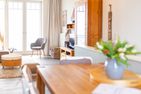  Amrumer Strandhaven Wittdün - Blick Richtung Wohnzimmer in der Ferienwohnung Amrumer Strandhaven in Wittdün