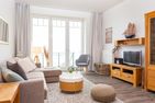  Amrumer Strandhaven Wittdün - Wohnzimmer in der Ferienwohnung Amrumer Strandhaven in Wittdün