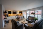  Elsi Deluxe zwischen Hafen und Zentrum Büsum - Wohnzimmer