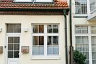  Ferienwohnung Nordseekrabbe Norderney - Fassade / Eingang