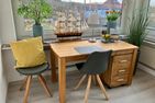 Haus Meeresgruss Strandflieder Loog - Wohnzimmer