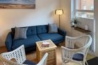 Huus Heverknob Ferienwohnung *Strandlöper* Wittdün auf Amrum - Wohnzimmer der Ferienwohnung Strandlöper in Wittdün auf Amrum