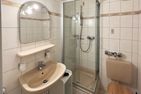 Huus Heverknob Ferienwohnung *Strandlöper* Wittdün auf Amrum - Badezimmer