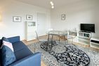 Haus Nordenlicht Ferienwohnung „Dr. Buchholtz" Wittdün auf Amrum - Wohnzimmer der Ferienwohnung Buchholtz in Wittdün auf Amrum