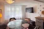 Friesenhaus Amrum Ferienhaushälfte „Klönschnack" Süddorf auf Amrum - Wohnküche in der Ferienwohnung Klönschnack in Süddorf auf Amrum