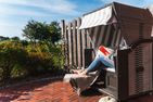 Nordsee Bauernhof Wulff Ferienwohnung Amrum Reußenköge - Terrasse