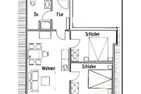  Haus Bielefeld Ferienwohnung 35 Norderney - Grundriss
