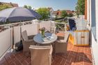  Haus Bielefeld Ferienwohnung 12 Norderney - Terrasse