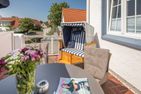 Haus Bielefeld Ferienwohnung 12 Norderney - Terrasse