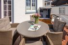  Haus Bielefeld Ferienwohnung 10 Norderney - Terrasse