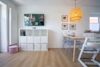  Moderne Wohnung Albatros mit Terrasse und eigenem Garten! Büsum - Wohnzimmer