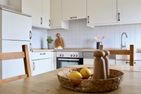 Nordsee Bauernhof Wulff Ferienwohnung Nordstrand Reußenköge - Küche / Küchenzeile