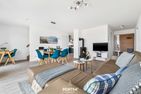  Ferienhaus Blaue Brise Olpenitz Ostseeresort Olpenitz - Wohnzimmer
